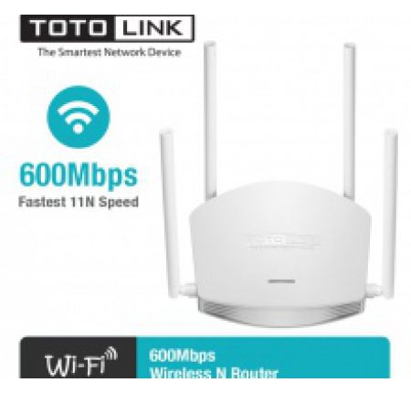 239911012725 Phát Wireless Totolink N600R - 600Mbps 4 Anten